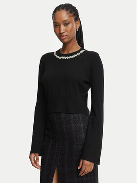 Rinascimento Rinascimento Блуза CFM0012303003 Черен Cropp Fit