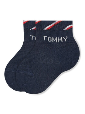 Tommy Hilfiger Tommy Hilfiger Set od 3 para dječjih visokih čarapa 701220277 Šarena