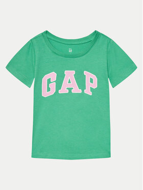 Gap Gap T-Shirt 862123 Zelená Regular Fit