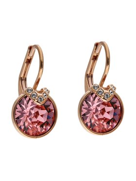 Swarovski Swarovski Fülbevaló Bella V 5662114 Rózsaszín aranyozás