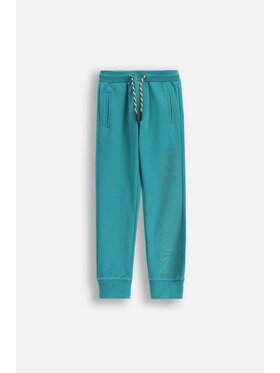 Coccodrillo Coccodrillo Spodnie dresowe WC5122701DBK-013 Turkusowy Regular Fit