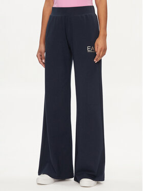 EA7 Emporio Armani EA7 Emporio Armani Spodnie dzianinowe 3DTP52 TJTXZ 1555 Granatowy Regular Fit