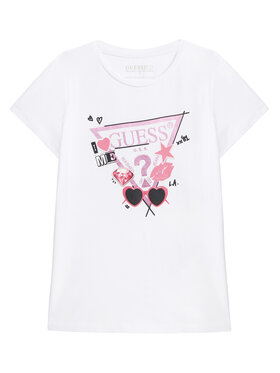 Guess Guess T-Shirt J5YI00 K6YW4 Biały Regular Fit