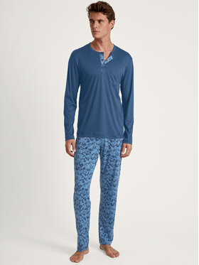 Calida Calida Pyžamo 41688 Tmavomodrá Regular Fit