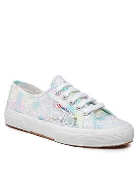 Superga Superga Πάνινα παπούτσια 2750 Macrame Tie Dye S81217W Λευκό
