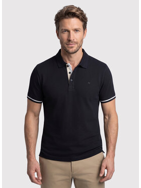 Pako Lorente Pako Lorente Polo P26WN-TX-007 Czarny Regular Fit