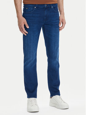 BOSS BOSS Džínsy H-Delaware 50544888 Tmavomodrá Slim Fit