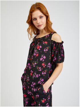 Orsay Orsay Bluzka 619144660000__40 Czarny Regular Fit