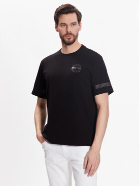 La Martina La Martina T-Shirt VMR008 JS324 Schwarz Regular Fit