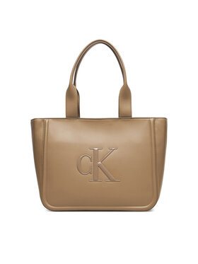 Calvin Klein Calvin Klein Τσάντα Bold Ck Medium Tote LV04F3218G Μπεζ