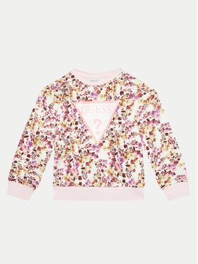 Guess Guess Суитшърт K4BQ00 KAD73 Розов Regular Fit