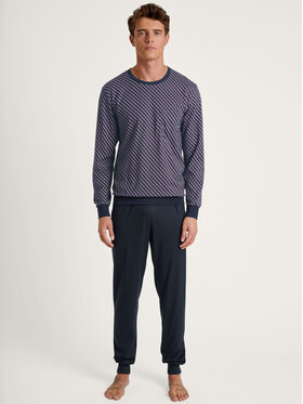 Calida Calida Pyžamo 47480 Tmavomodrá Regular Fit