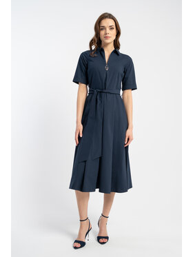 CLICK CLICK Φόρεμα καλοκαιρινό 60-6092 Σκούρο μπλε Regular Fit