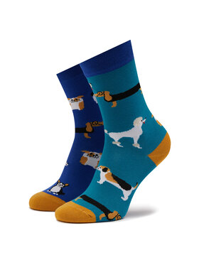 Funny Socks Funny Socks Visoke nogavice Unisex Dogs SM1/34 Modra