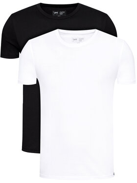 Lee Lee Komplet t-shirtów Twin Pack Crew L680CMKW 112117018 Kolorowy Fitted Fit