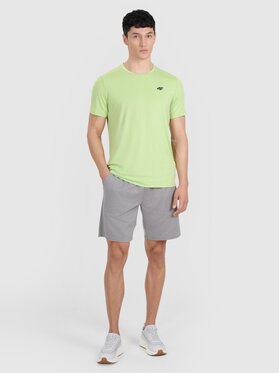 4F 4F Szorty 4FWMM00TFSHM1310-25M Szary Regular Fit