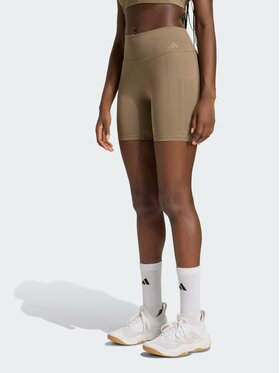 adidas adidas Szorty sportowe 158689 Beżowy Fitted Fit