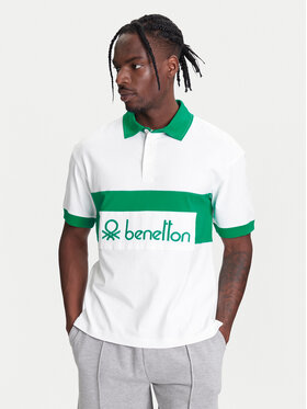 United Colors Of Benetton United Colors Of Benetton Poloshirt 3MCYU301U Weiß Regular Fit