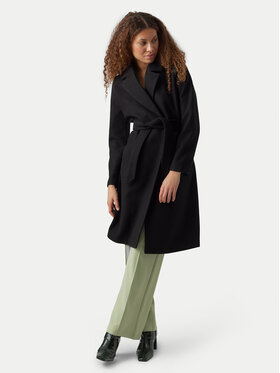 Vero Moda Vero Moda Kevad-sügis mantel Fortuneaya 10278330 Must Regular Fit