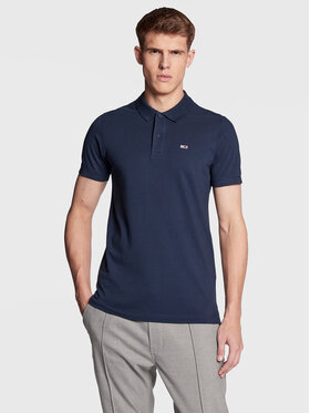 Tommy Jeans Tommy Jeans Polo DM0DM15370 Granatowy Slim Fit