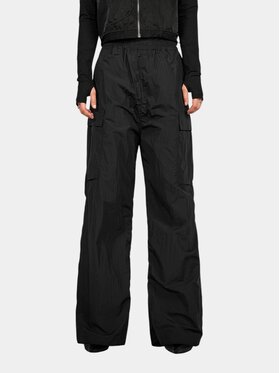 MADE BY SOCIETY MADE BY SOCIETY Spodnie materiałowe Pantaloni WIDESET - P27802 Czarny Basic Fit