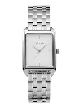 Obaku Obaku Zegarek V293LXCISC Srebrny