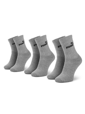 Puma Puma Zestaw 3 par wysokich skarpet damskich 90712903 r. 35/38 Szary