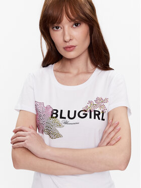 Blugirl Blumarine T-shirt RA3157-J5003 Bijela Regular Fit