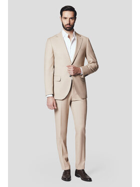 Lancerto Lancerto Garnitur Washington GA073125000002 Beżowy Slim Fit