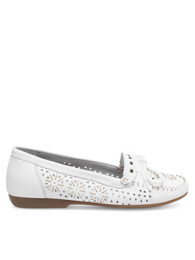 Rieker Rieker Mocassini L6396-80 Bianco