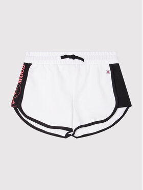 United Colors Of Benetton United Colors Of Benetton Sportske kratke hlače LOONEY TUNES 3BT0C900T Bijela Regular Fit