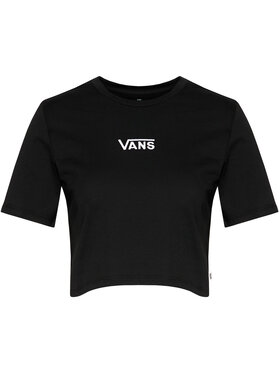 Vans T-shirt Wm Flying Crop Cre VN0A54QU Crna Regular Fit