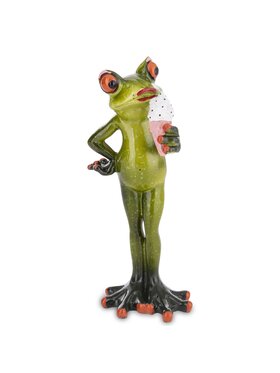 MIAhome MIAhome Figurka żabka RANE z lodami Zielony