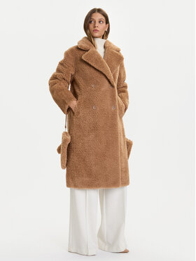 Rinascimento Rinascimento Cappotto in shearling CFC0122221003 Beige Regular Fit