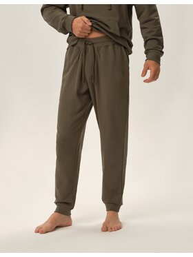 Henderson Henderson Spodnie dresowe 42018 Zielony Regular Fit