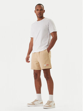 Tommy Jeans Tommy Jeans Sportshorts Signature DM0DM23017 Beige Regular Fit