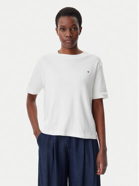Tommy Hilfiger Tommy Hilfiger Tricou Modern Cody WW0WW46158 Écru Relaxed Fit