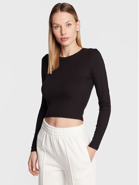 Cotton On Cotton On Bluza 2055173 Črna Slim Fit