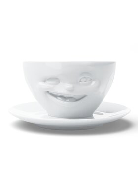 58 products 58 products Filiżanka ze spodkiem uniwersalna - Winking Biały