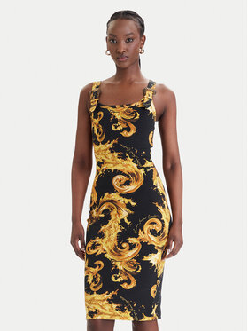 Versace Jeans Couture Versace Jeans Couture Kasdieninė suknelė 80HAO943 JS550 Juoda Slim Fit