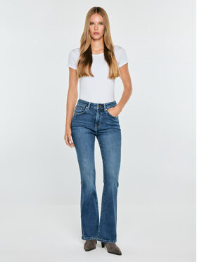 BIG STAR BIG STAR Jeansy CHIARA Niebieski Flare Fit