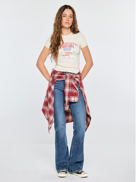 BIG STAR BIG STAR Jeansy CHIARA Niebieski Flare Fit