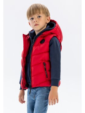MINOTI MINOTI Kamizelka 19gilet40 Czerwony Regular Fit