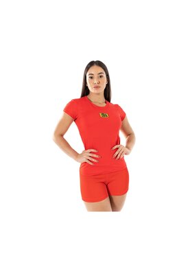 LaBellaMafia LaBellaMafia T-Shirt FLAME RED Czerwony Active Fit