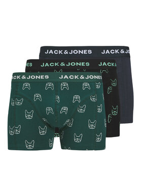 Jack&Jones Jack&Jones Súprava 3 kusov boxeriek Denim Dog 12275817 Farebná
