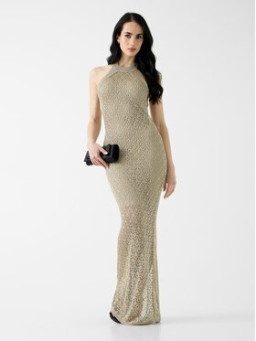 Guess Guess Každodenní šaty 182915 Béžová Classic Fit