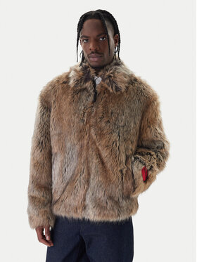 HUGO HUGO Krzno Bryan2541 50546592 Rjava Relaxed Fit