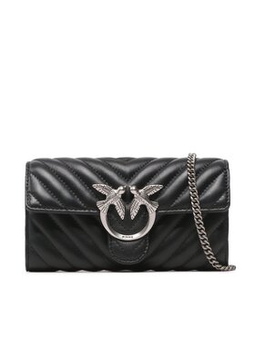 Pinko Pinko Дамска чанта Love One Wallet C PE 23 PLTT 100062 A0GK Черен