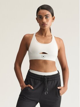 adidas by Stella McCartney adidas by Stella McCartney Biustonosz sportowy 167661 Szary jasny