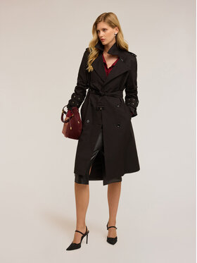 Motivi Motivi Cappotto 0079Q000597N033 Nero Regular Fit